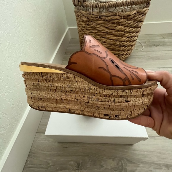 🛍 Chloe Cork Slide - Picture 7 of 8